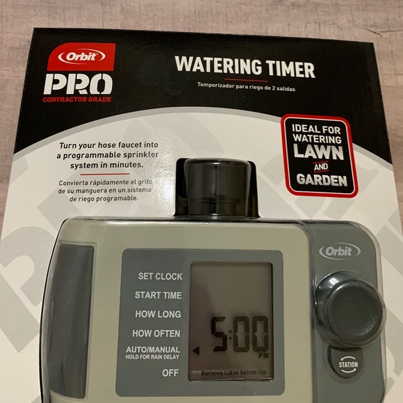 Orbit 2 Outlet, Programmable Digital Irrigation Watering Timer - Picture 3 of 7